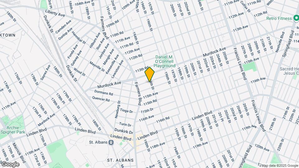 114-36 194th St Map and Location Details