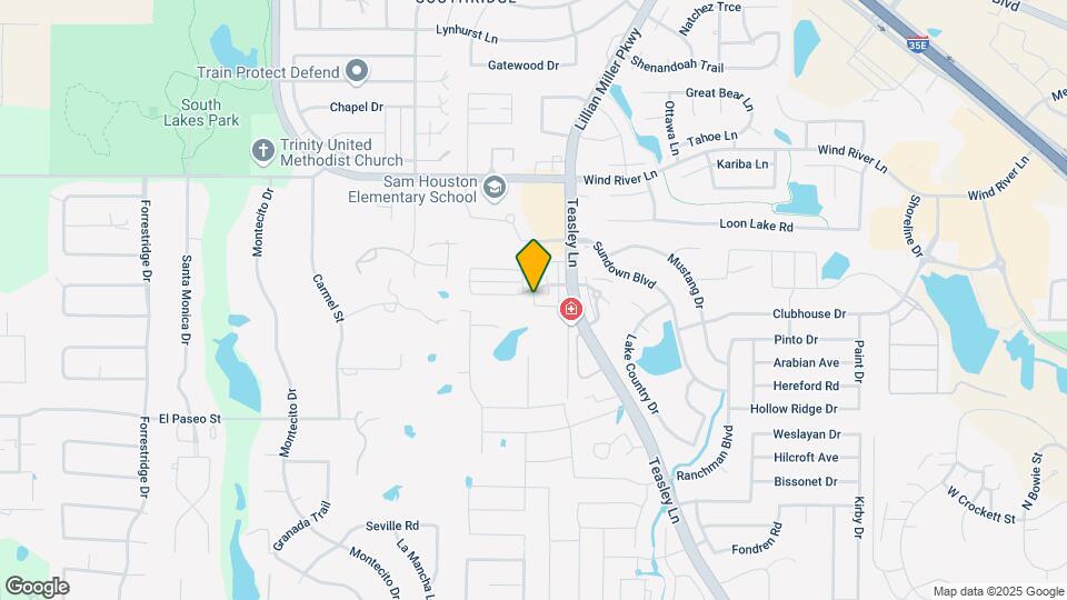 1156 Bent Oaks Dr Map and Location Details