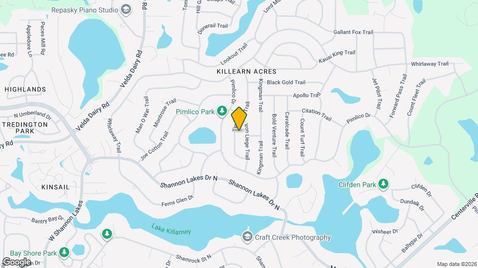 6643 Tim Tam Trail Map and Location Details