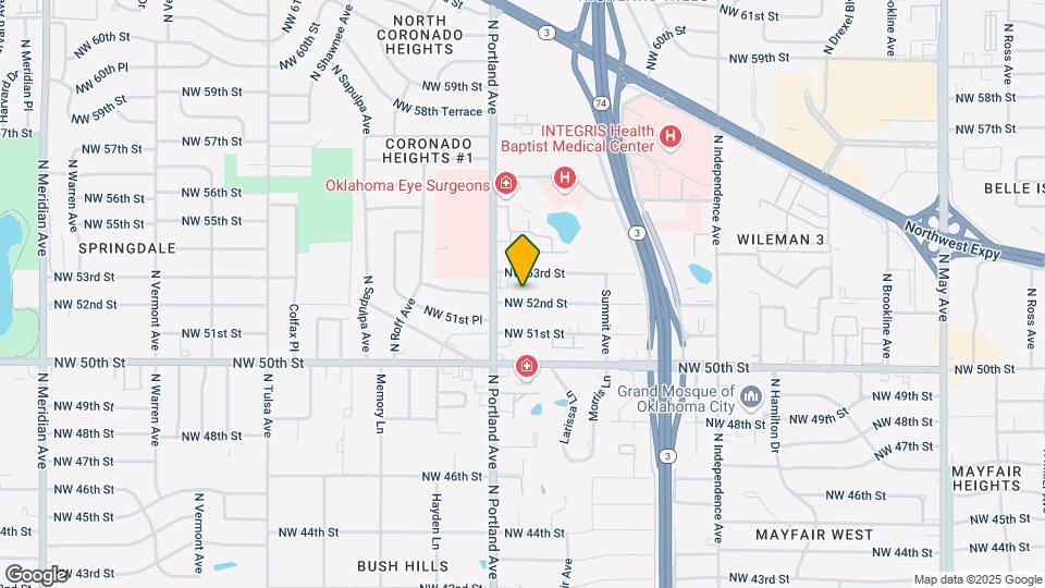 3625 NW 52nd St Map and Location Details