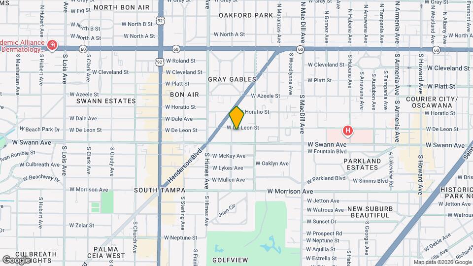 606 S Glen Ave Map and Location Details