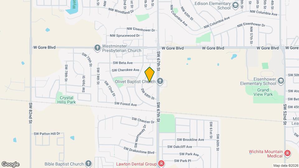 6710 SW Embassy Cir Map and Location Details