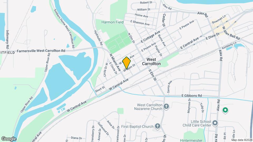 214 W Main St Map and Location Details