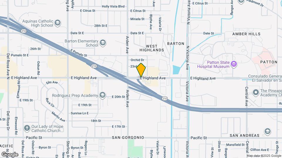 2435 Denair Ave Map and Location Details
