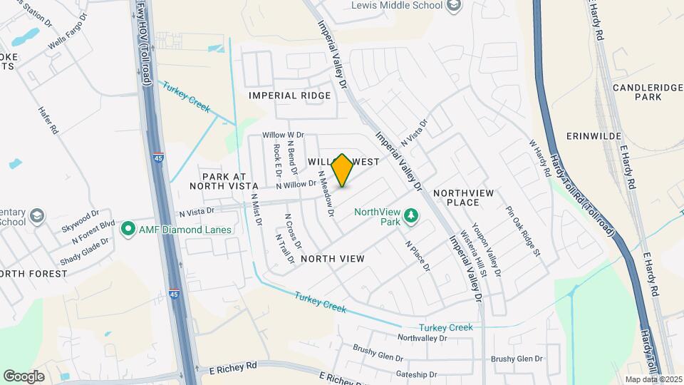 714 N Vista Dr Map and Location Details