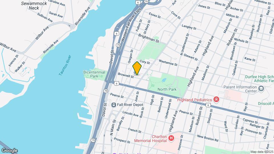 322 Brownell St Map and Location Details