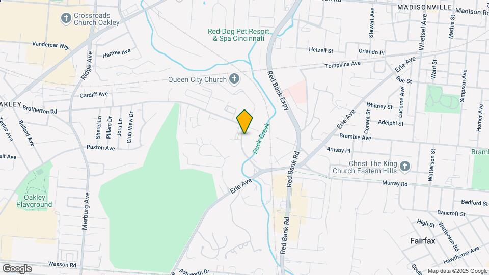 4006 Rosslyn Dr Map and Location Details