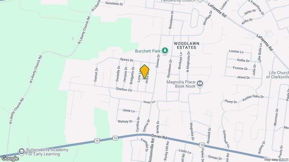 582 Anita Dr Map and Location Details