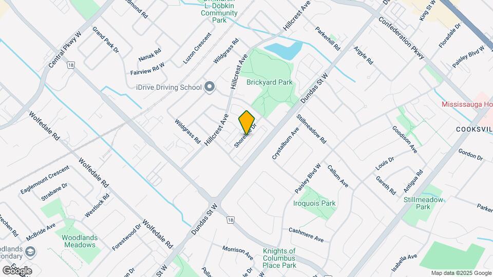 600 Shoreline Dr Map and Location Details