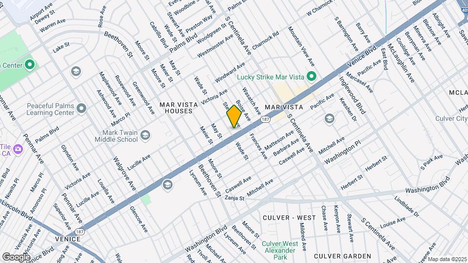 12667 Venice Blvd Map and Location Details