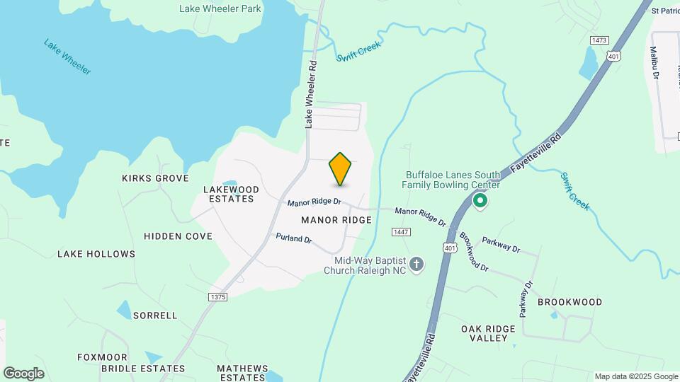 3204 Manor Ridge Dr Map and Location Details