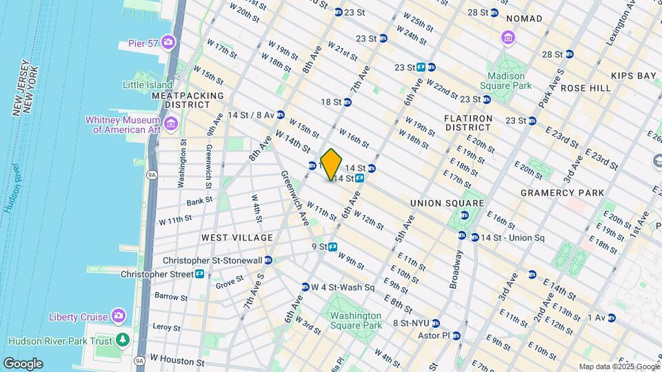 132 W 13th St Map and Location Details