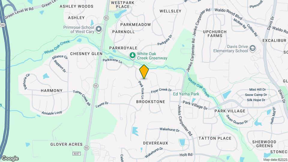 102 Poplar Knoll Ct Map and Location Details