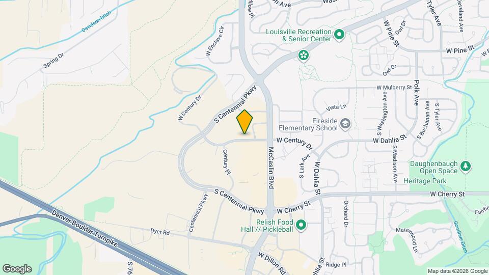 1057 W Century Dr Map and Location Details