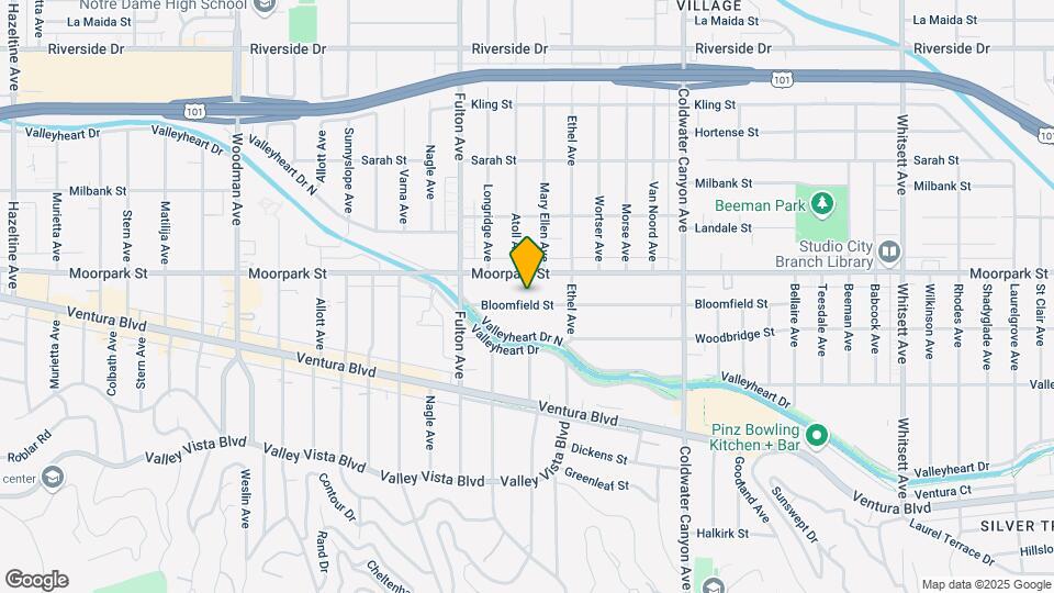 13201 Bloomfield St Map and Location Details