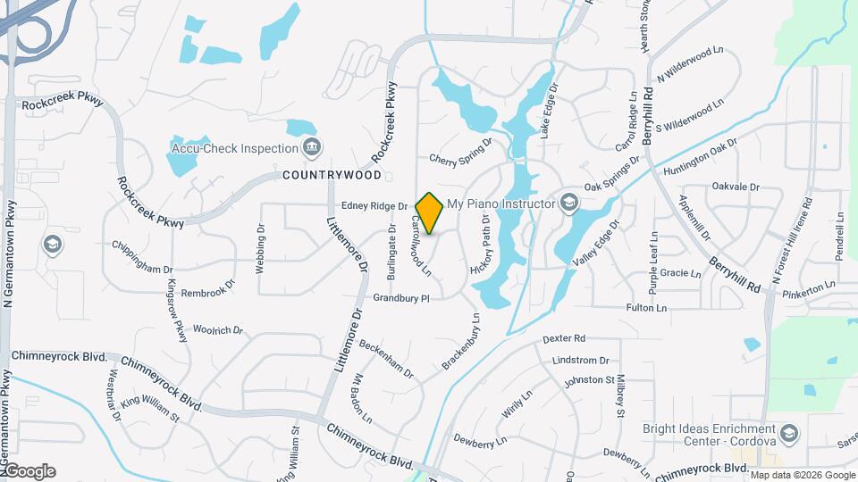 2231 Oak Hollow Ln Map and Location Details