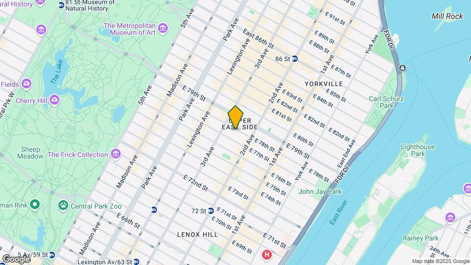 230 E 78th St Mapa y Detalles de la Ubicación