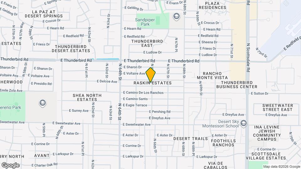 6548 E Presidio Rd Map and Location Details