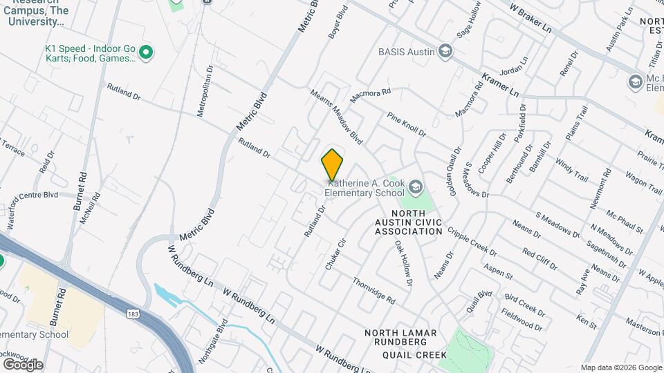 10003 Rutland Village E Map and Location Details