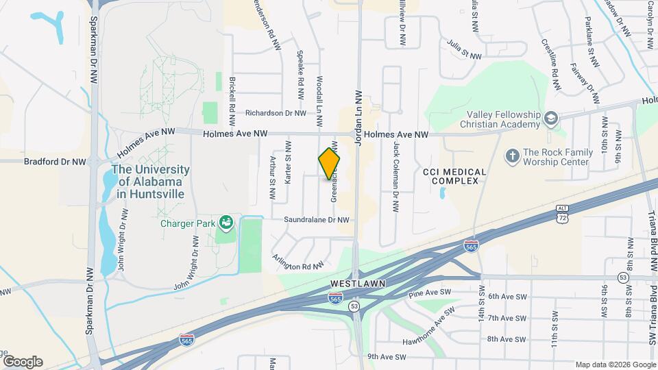 417 Greenacres Dr NW Map and Location Details
