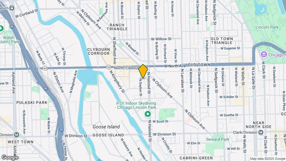 1535 N Dayton St Map and Location Details