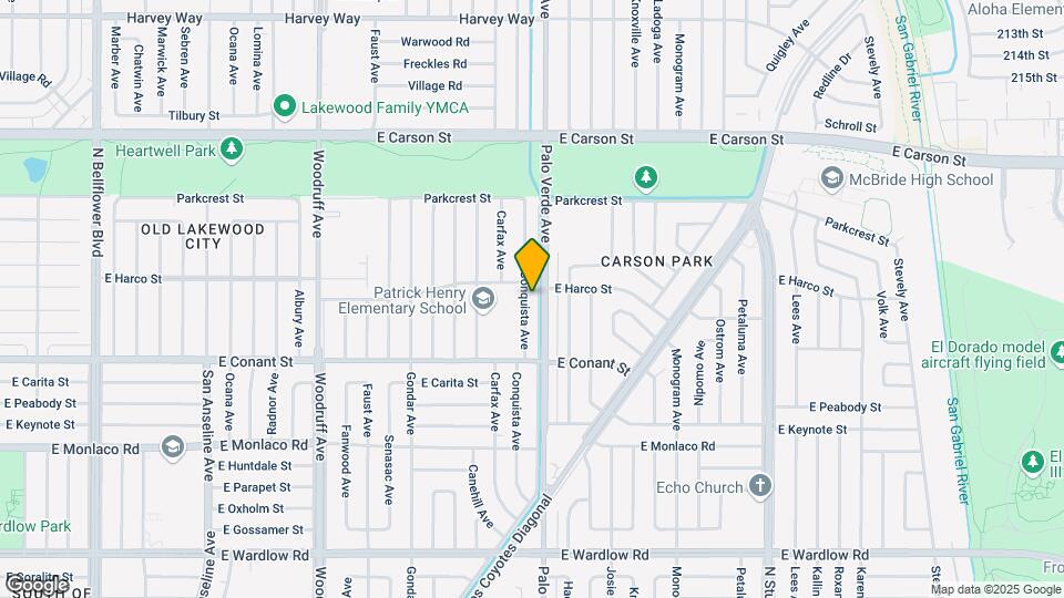 3768 Conquista Ave Map and Location Details