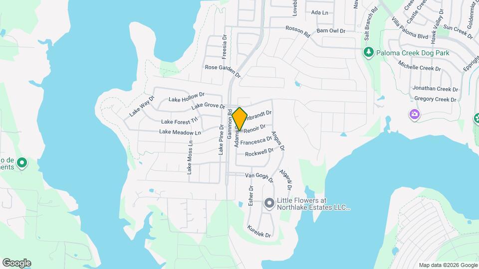 1304 Renoir Dr Mapa y Detalles de la Ubicación