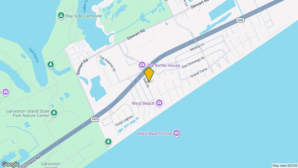 4027 Surf Dr Map and Location Details