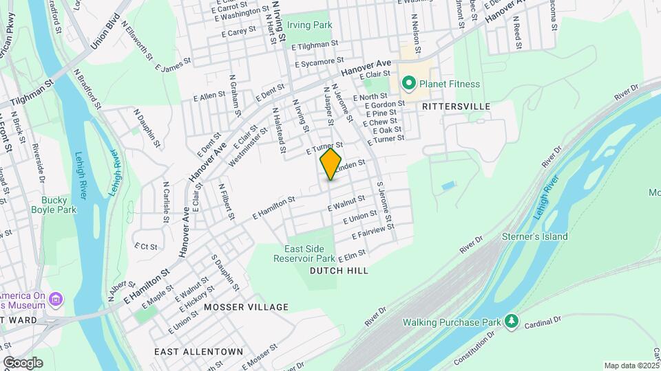 915 E Hamilton St Map and Location Details