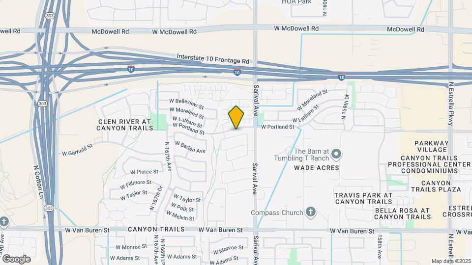 16376 W Roosevelt St Map and Location Details