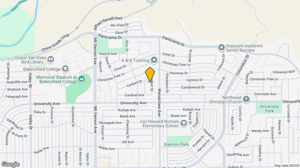 3706 Rampart St Map and Location Details