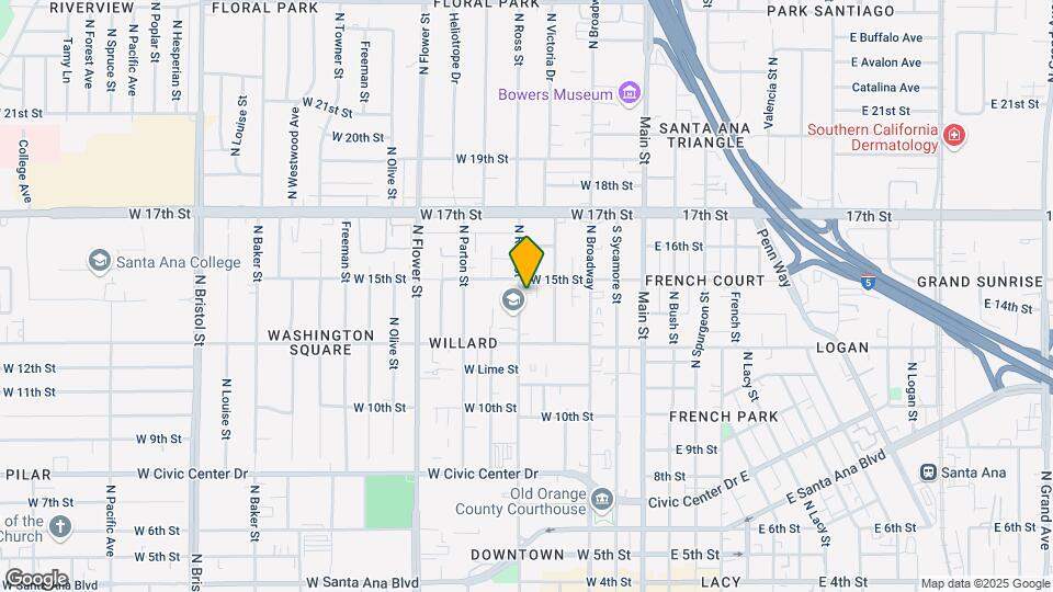 1409 N Ross St Mapa y Detalles de la Ubicación