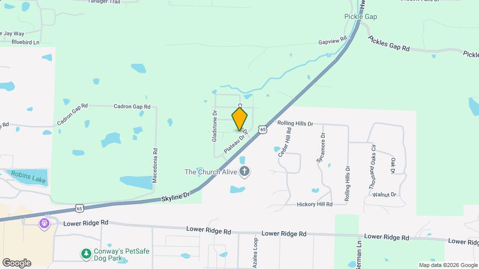 2835 Plateau Dr Map and Location Details