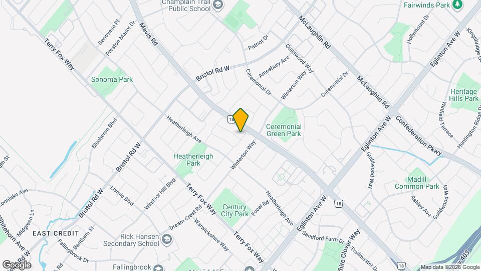 5223 Fairford Crescent Map and Location Details