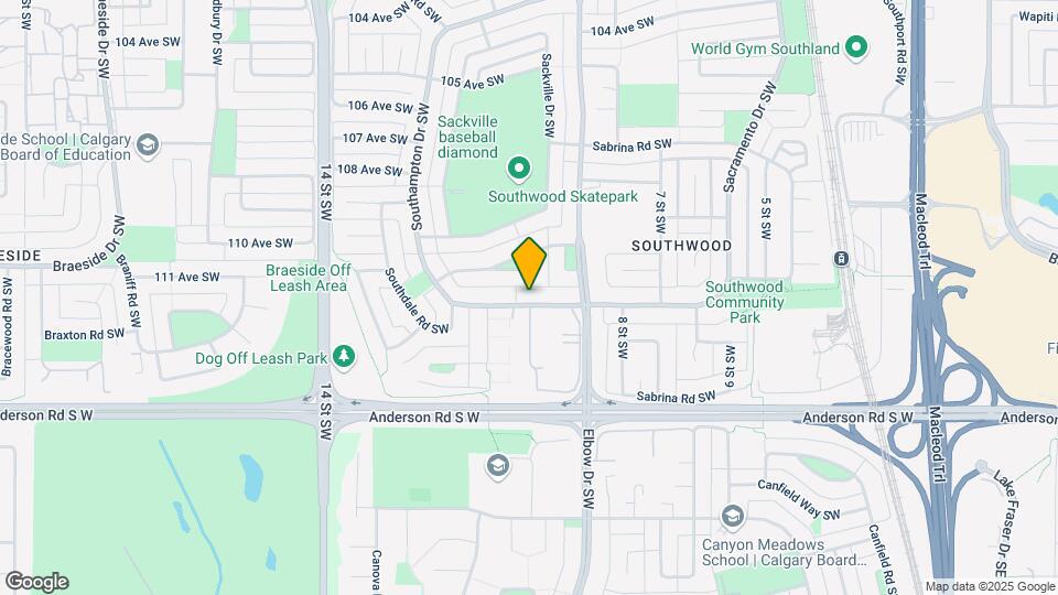 302 Southampton Dr SW Map and Location Details