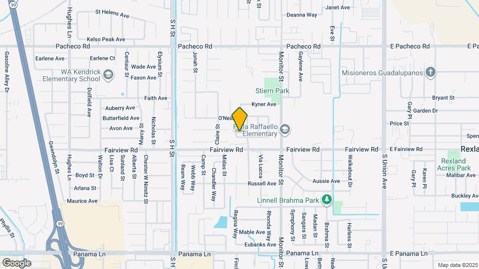 5516 Dustin St Map and Location Details