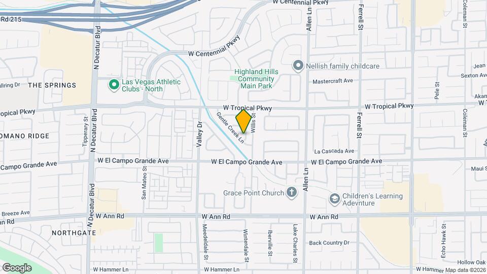 5840 Coconut Creek St Mapa y Detalles de la Ubicación