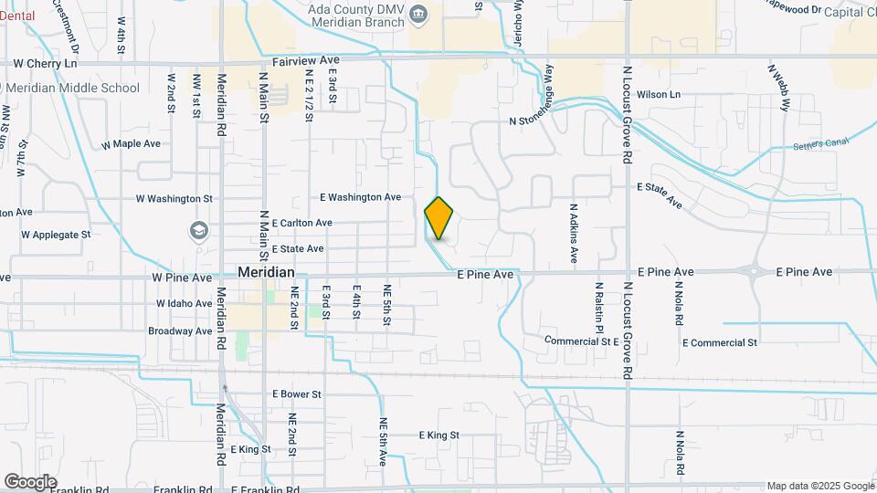 1011 N Maple Creek Ave Map and Location Details