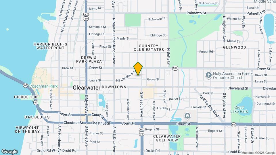 1186 Grove St Map and Location Details
