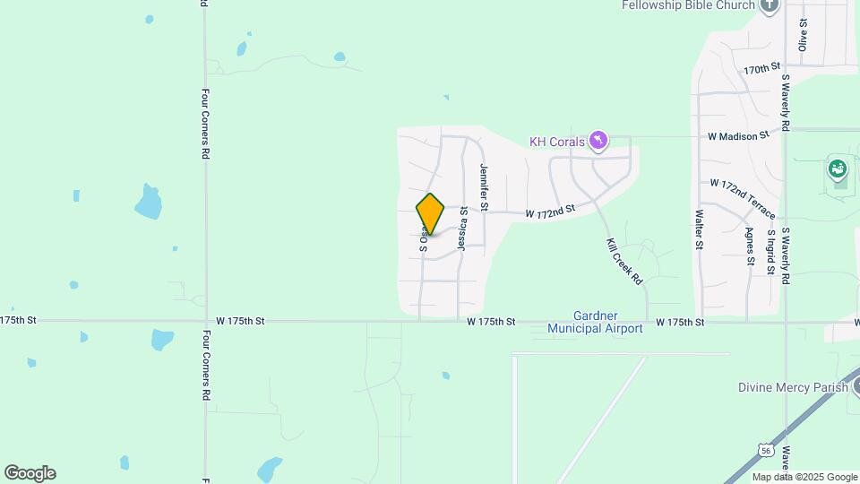 32593 W 172nd Terrace Mapa y Detalles de la Ubicación