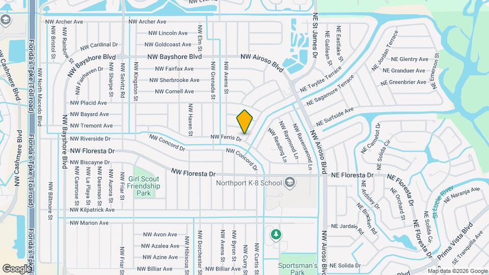 353 NW Ferris Dr Map and Location Details