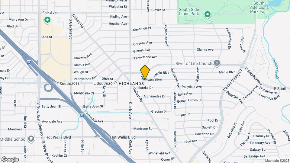 104 Prestwick Blvd Map and Location Details