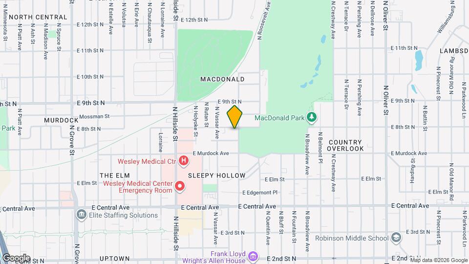 3437 Country Club Pl Map and Location Details