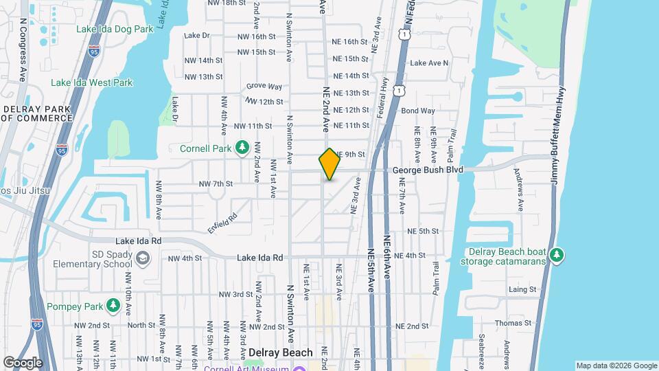 202 Palm Ct Map and Location Details
