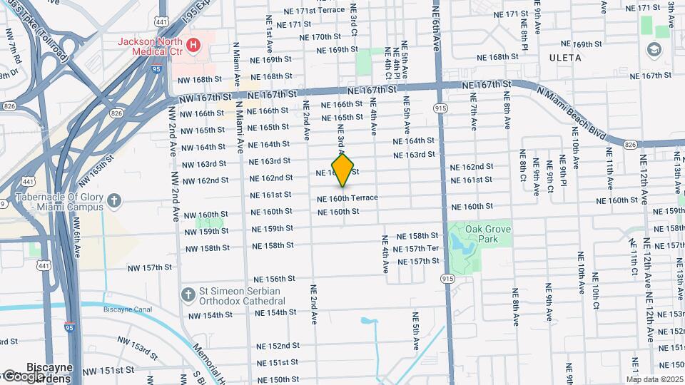 16052 NE 3rd Ave-Unit -0 Map and Location Details
