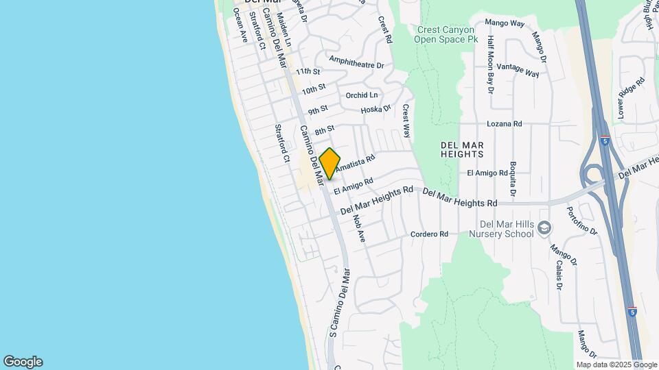 517 Camino del Mar Map and Location Details