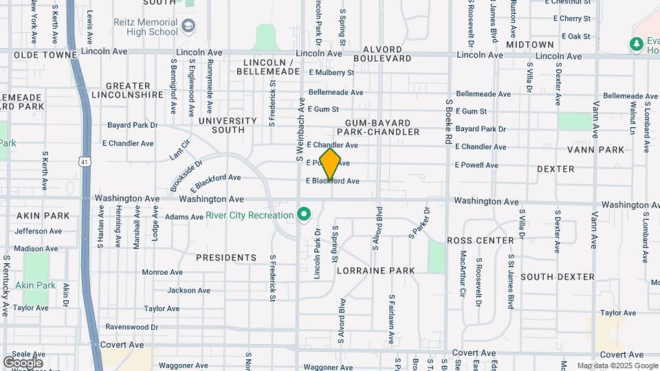 951 S Spring St Map and Location Details