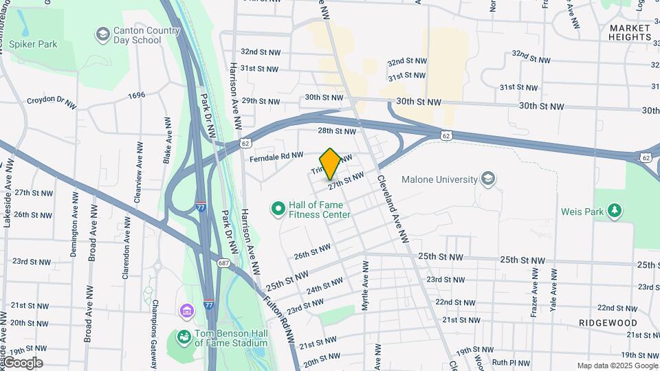 1539 27th St NW Map and Location Details