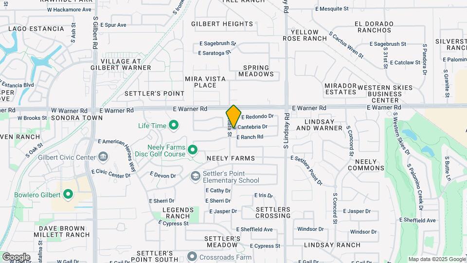 898 S Silverado St Map and Location Details