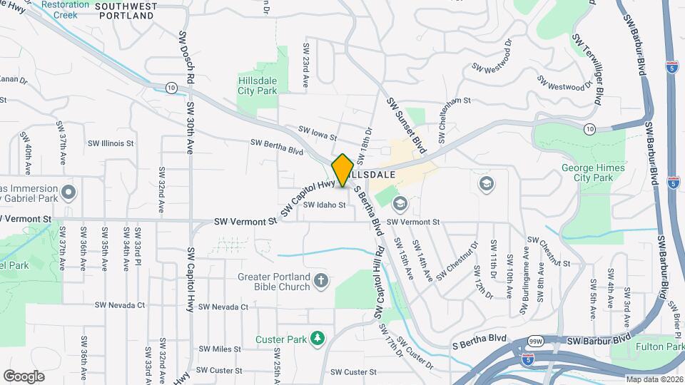 1932-1934-1934 SW Nebraska St Map and Location Details